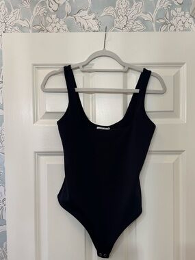 Good American Sculpting Modern Tank Bodysuit black, size L